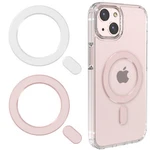 Ldsxay Universal Magsafe Ring, 2 Pcs Sticker Magnetic White Pink. Fixed Price $21.84.