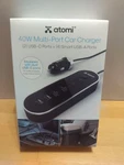Atomi 40W Multi-port Car Charger 2 Usb-c Ports + Smart New. Fixed Price $12.99.