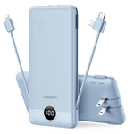 Veger Portable Charger For Iphone Built In Cables And Wall Plug, Blue. Fixed Price $42.32.