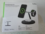 Belkin Boost Pro Magsafe Charger, 3-IN-1 Wireless Station. Brand New. Fixed Price $42.99.