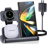 Wireless Charger For Samsung Charging Station & Android Multiple Black. Fixed Price $43.93.