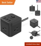 Portable Jsver Usb Power Cube - 1250W, 3 Ports, Led Indicator & Safety Features. Fixed Price $21.84.