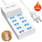 10-PORT Usb Charger Station 50W/10A Multiple Charging. Fixed Price $12.99.