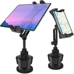 Car Cup Holder Tablet Mount & Phone Cradle Stand Truck For Ipad Pro Black. Fixed Price $21.82.
