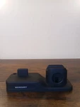Merkury DESKTOP3-IN-1 Tech Device Charging Multifunctional Silicone Stand Black. Fixed Price $6.00.