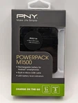 Powerpack M1500 Rechargeable External Battery Black Usbpny. Fixed Price $10.00.