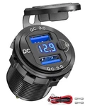 Metal Shell Usb Outlet Dual Qc 3.0: Qidoe Aluminum Socket Volt Black. Fixed Price $14.76.