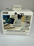 Premier Qi Wireless Charging Stand With Dual Usb Charger & Desk Organizer (5W). Fixed Price $9.49.
