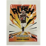 Panini 2025 Rookies & Stars Rush Shedeur Sanders Browns Rc #20. Fixed Price $20.00.