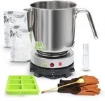 Fast Metl Soap Making Kit With Electronic Hot Plate, Basic Diy Suppl. Fixed Price $77.99.