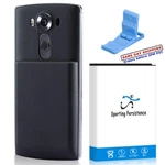 Long Endurance 11000MAH Extended Battery+cover+folding Bracket For Lg V10 VS990. Fixed Price $51.38.