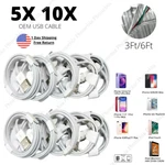 Lot Usb Charger Cable 3/6FT For Apple Iphone 14 13 12 11 8 7 6S Xr Charging Cord. Fixed Price $20.18.