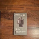 Ai-pro Magnetic Wireless Solar Charger 20,000MAH Black Fast Qi Power Bank. Fixed Price $40.00.