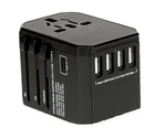 PAC2GO Universal Travel Adapter With Quad + Usb-c Charger. Fixed Price $15.00.