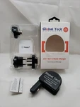 Global Teck 2-PORT Usb Car/home Charger (euro Version) Gtw 5773-00. Fixed Price $12.00.