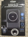 Powerxcel 5000MAH Pd Bank With Magnetic Wireless Charger Samsung Or Iphone. Fixed Price $10.99.