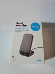 10W Qi Charging Stand By Dealworthy Black: Usb Wireless Charger. Fixed Price $13.99.