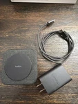 Genuine Belkin 2-IN-1 Charging Travel Pad 15W Magsafe Black Preowned!. Fixed Price $29.12.