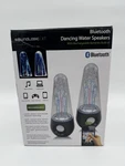 Soundlogic Xt Bluetooth Speakers Water Dancing Led Show Music Beat New Nib. Fixed Price $20.67.
