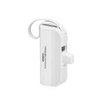 Travel Smart Phone Stand 5000MAH Power Bank: Built-in Cable, Charges 2 Devices. Fixed Price $12.74.