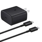 2-LOT Usb Fast Charger/ Cable 45W Pd Adapter For Samsung S25 S24 S23 S22 Black. Fixed Price $9.99.
