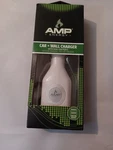 Amp Energy Car + Wall Charger With Dual Usb Ports. Fixed Price $6.99.