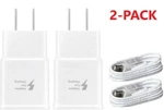 2PACK Fast Rapid Wall Charger + Type Cable For Samsung Galaxy S21 Plus Ultra. Fixed Price $13.99.