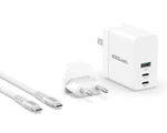 Ezquest 90W Charger 2X Usb-c, 1X Usb-a Port, With Meter Charg.... Fixed Price $77.63.
