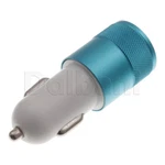 Dual Port Usb Car Charger 2.1A Blue For Universal Devices. Fixed Price $16.50.