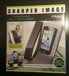 Sharper Image Wireless Bluetooth Handset Iphone 4 & 5 Samsung Cell Charger. Fixed Price $25.88.
