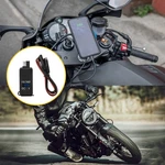 Motorcycle Usb Charger Adapter Dual Blue Led Voltmeter 3 Super Qc Fast. Fixed Price $13.29.