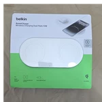 Belkin Boostcharge Wireless Charging Dual Pads 10W Qi White For Apple Samsung. Fixed Price $18.80.