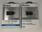 Lot Of 2 - Just Wireless Car Chargers (1 Dual + Single) Apple, Samsung, Lg. Fixed Price $10.99.