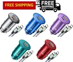 Ainope 67.5W Dual Port QC3.0 Cigarette Lighter Charger & 60W Usb To Cable. Fixed Price $29.99.