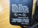 Motorola Phone Charger Adapter Acpu DC-78V-SERIAL 4.5V 9.5V 800MA 8446. Fixed Price $6.00.