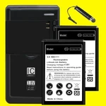 Large Power 2X 3270MAH Battery Travel Charger Stylus Lg Optimus F3Q D520 New. Fixed Price $46.10.