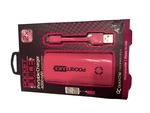 Tzumi Pocketjuice 4,000 Mah Portable Charger Pink New. Fixed Price $13.95.