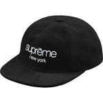 Supreme SS18 Classic Logo 6 Panel Cap Black Microsuede Strap Back Hat Bnwt. Fixed Price $79.99.