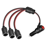 12V To 3 Cigarette Lighter Splitter Power Adapter, Way .... Fixed Price $17.80.