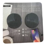 Tech Squared 2-PACK Premium Fabric Wireless Charger Fast Charging Pad. Fixed Price $16.99.