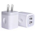 Usb Wall Charger, Adapter, Ailkin 2-PACK 2.1AMP Dual Port Quick. Fixed Price $10.79.