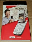 Verizon Lg VX4400B Cell User Guide-flip Phone-in English & Spanish. Fixed Price $5.00.