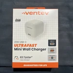 Ventev Usb-c Wall Charger 20W 3AMP Ultra Fast White New. Fixed Price $12.99.