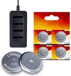 Rechargeable Batteries With Charger LIR2032 3.7V Lithium-ion Coin Button.... Fixed Price $22.99.