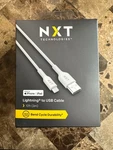 Nxt Technologies NX60463 Lightning To Usb Charger/data Cable 10 Feet White Nib. Fixed Price $11.99.