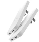 Pack Dual Usb-c Flat Wall Charger Fast Charging Slim Multi Port Type 20W. Fixed Price $25.99.
