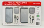 Ubiolabs 6000 Mah Slim Portable Power Banks Mobile Charging 2 Pack, New/sealed. Fixed Price $25.64.