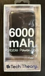 Tech Theory "6000 Mah Portable Power Bank" (TT-6KPPB-01). Fixed Price $19.99.