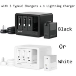 Gitryin Charging Station Extension Cord Retractable Cable Charger Ac/usb/type-c. Fixed Price $134.99.