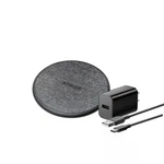 Anker 10W Wireless Charging Pad With 4' Cable And 18W Wall Charger ( Black ). Fixed Price $11.89.